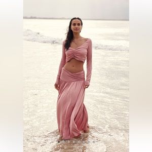 NWT FREE PEOPLE Sabrina SkirtSet size xs